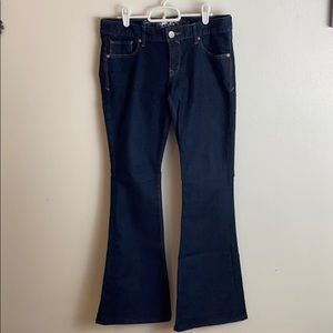 Express Stella LowRise Flare Jeans Size 4 Like New